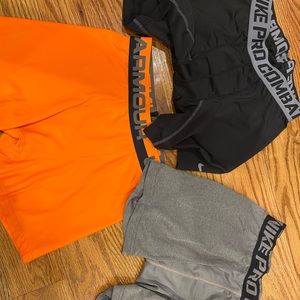 Nike and Under Armour Compression underwear